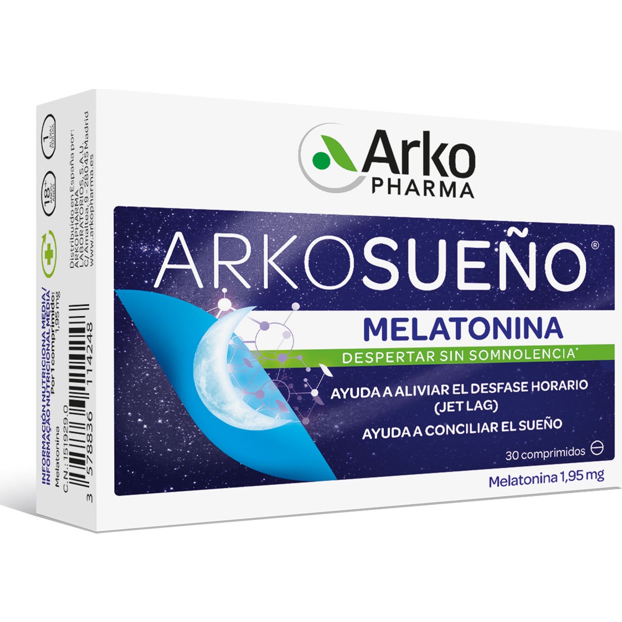 Arkopharma Arkosueño Melatonina 1.95mg 30comp