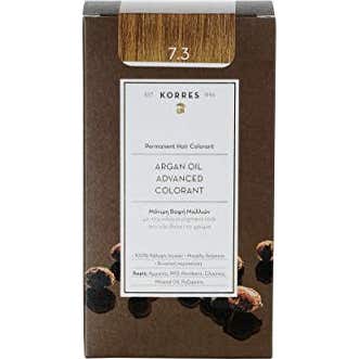 'Korres Coloration Permanente Huile D''Argan Blond Doré 7.3'