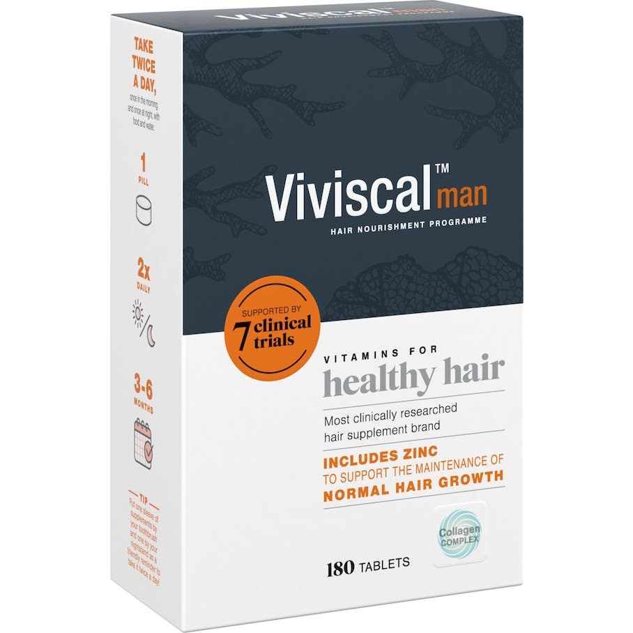 Viviscal Men Healthy Hair Fortalecedor del Cabello 180 comp