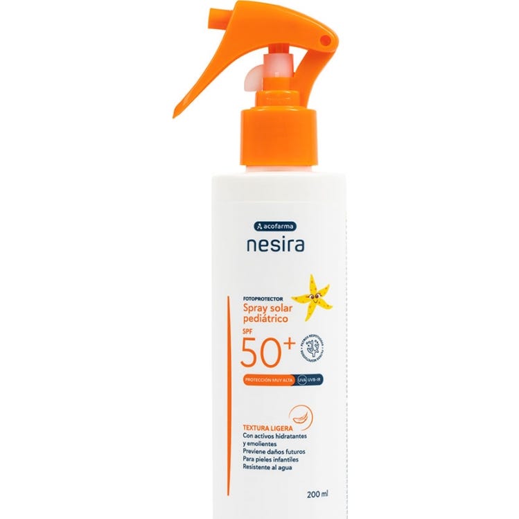 Acofarderm Spray Solar Pediátrico Spf50+ 200 ml