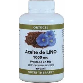 Ortocel Aceite de Linaza 1000 mg 100 Perlas