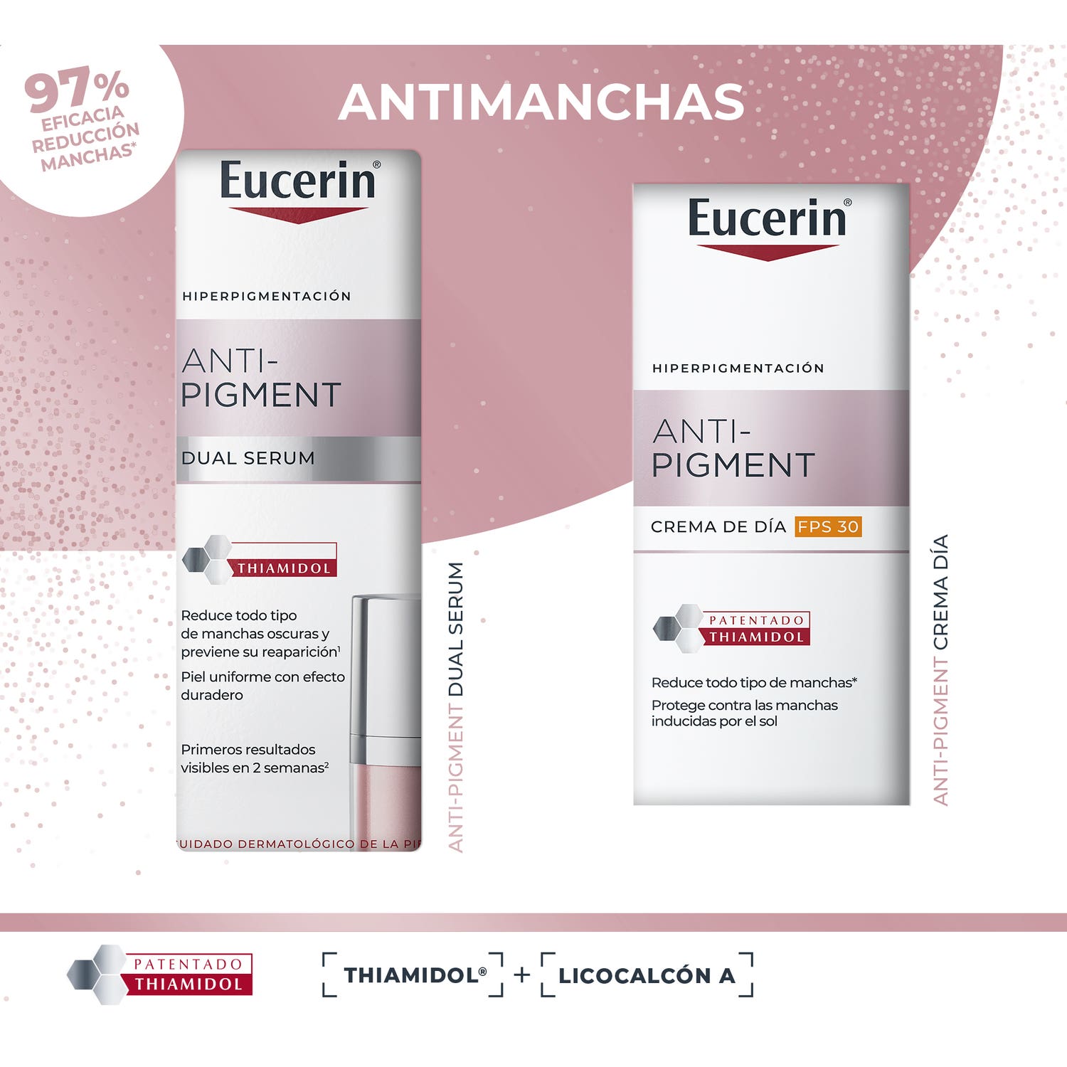 Eucerin Pack Anti-Pigment Dual Sérum 30ml + Crema de Día SPF30 50ml