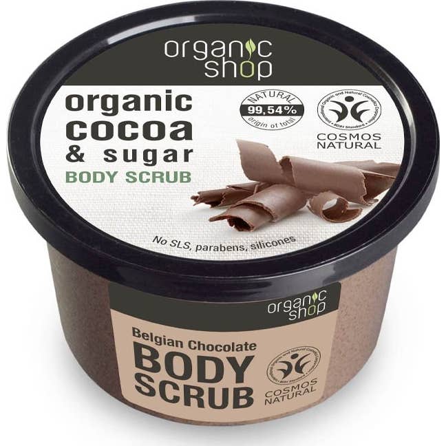 Organic Shop Body Scrub Belgian Chocolate