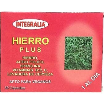 Integralia Rojos/Rojo Hierro Plus 30 Cápsulas - Imagen 3