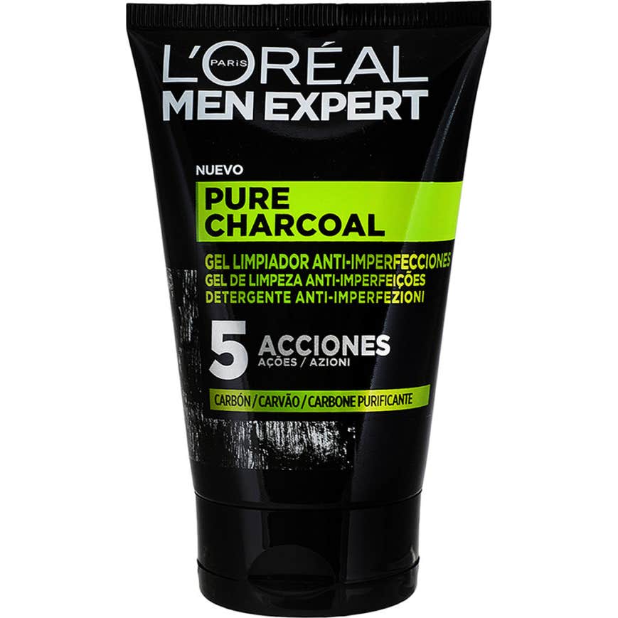 'L''Oreal Men Expert Pure Charcoal Gel Limpiador 100ml'