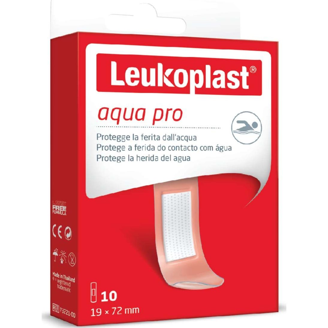 Leukoplast Aqua Pro Apósito 72x19mm 10uds