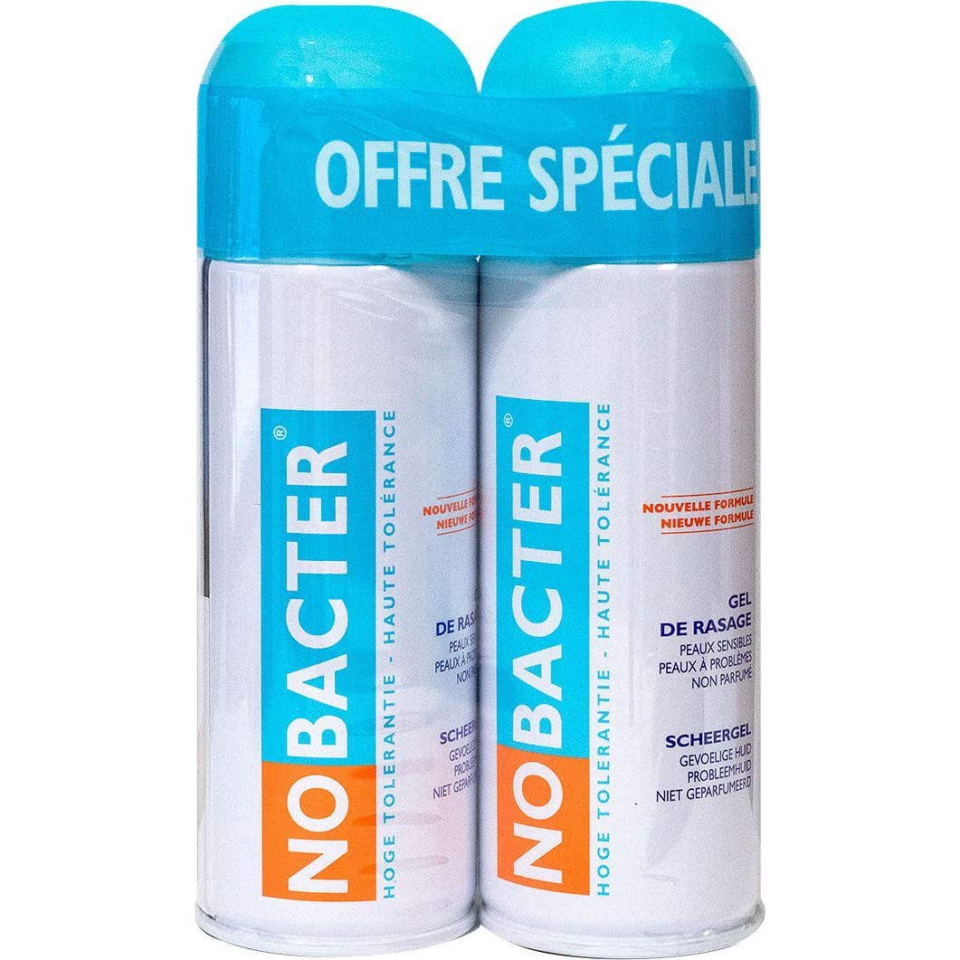Nobacter Gel de Afeitado 2uds de 150ml