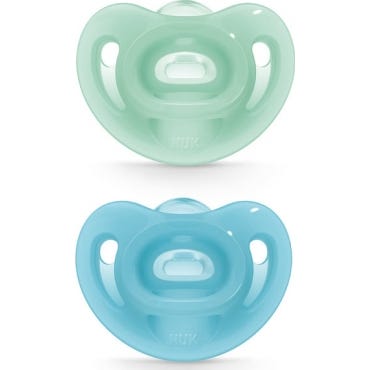 Nuk Sensitive Chupete Silicona 0-6 M 2 uds