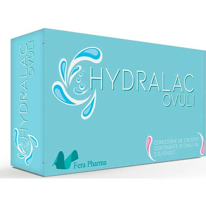 Fera Pharma Hydralac Óvulos Vaginales 10uds