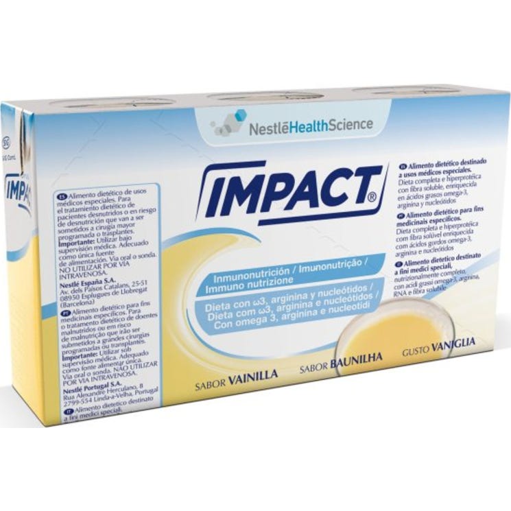 Impact Oral Vanilla 3X237ml