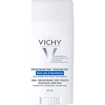 Vichy Desodorante 24h Toque Seco Sin Sales de Aluminio Stick 40ml
