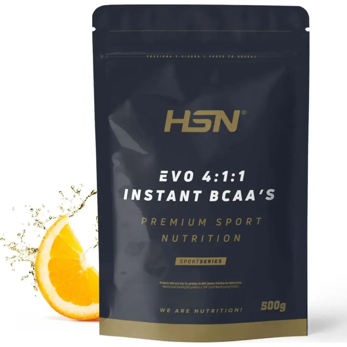 HSN Evo 4:1:1 BCAA's Instantáneos en Polvo Naranja 500 g | Natural Doctor