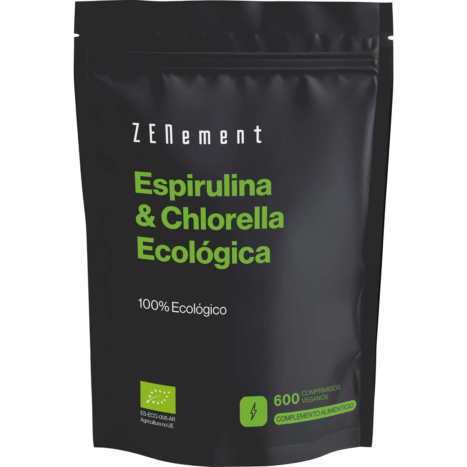Zenement Espirulina & Chlorella Ecológica 600 comp
