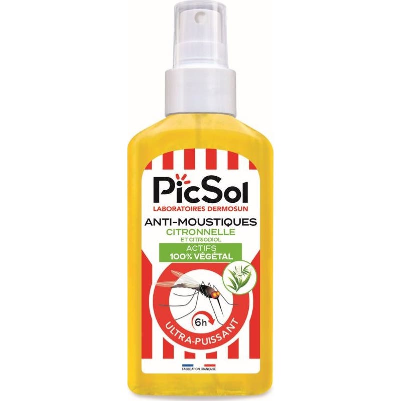 PicSol Repelente de Mosquitos Citronela y Citridiol 125ml