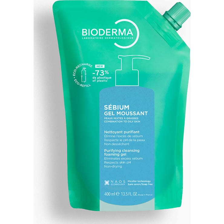 Bioderma Sébium Gel Moussant Recarga 400 ml