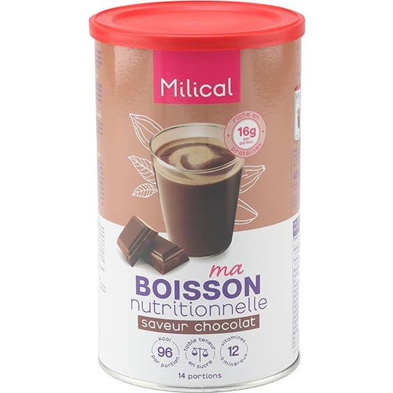 Milical Bebida de Chocolate Hiperproteica 14 porciones