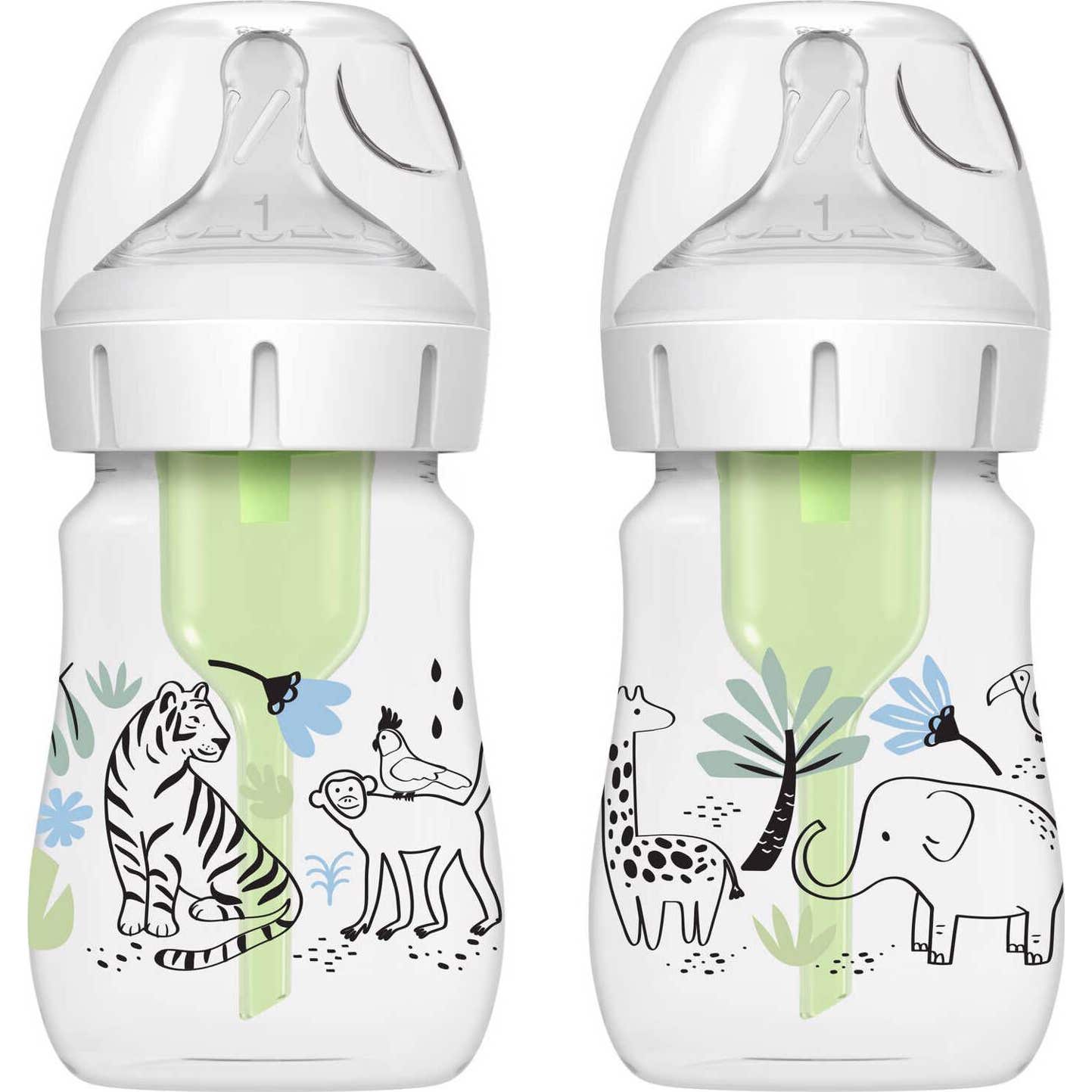 'Dr. Brown''S Pack Options+ Biberón Boca Ancha Selva Pp 2uds'