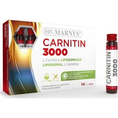 Marnys® L-Carnitina 3000 14 Viales De 25Ml - Imagen 2
