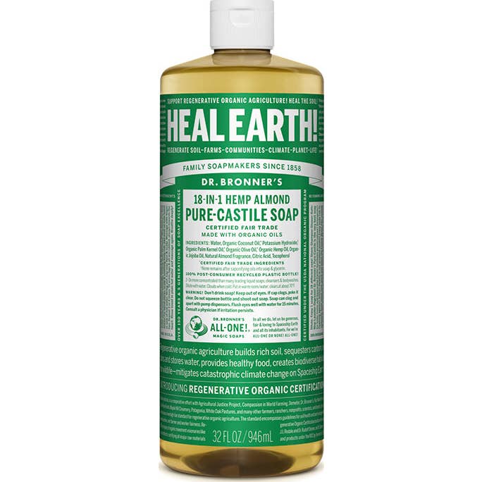 Dr. Bronner's Jabón Líquido Almendras Bio 945 Ml