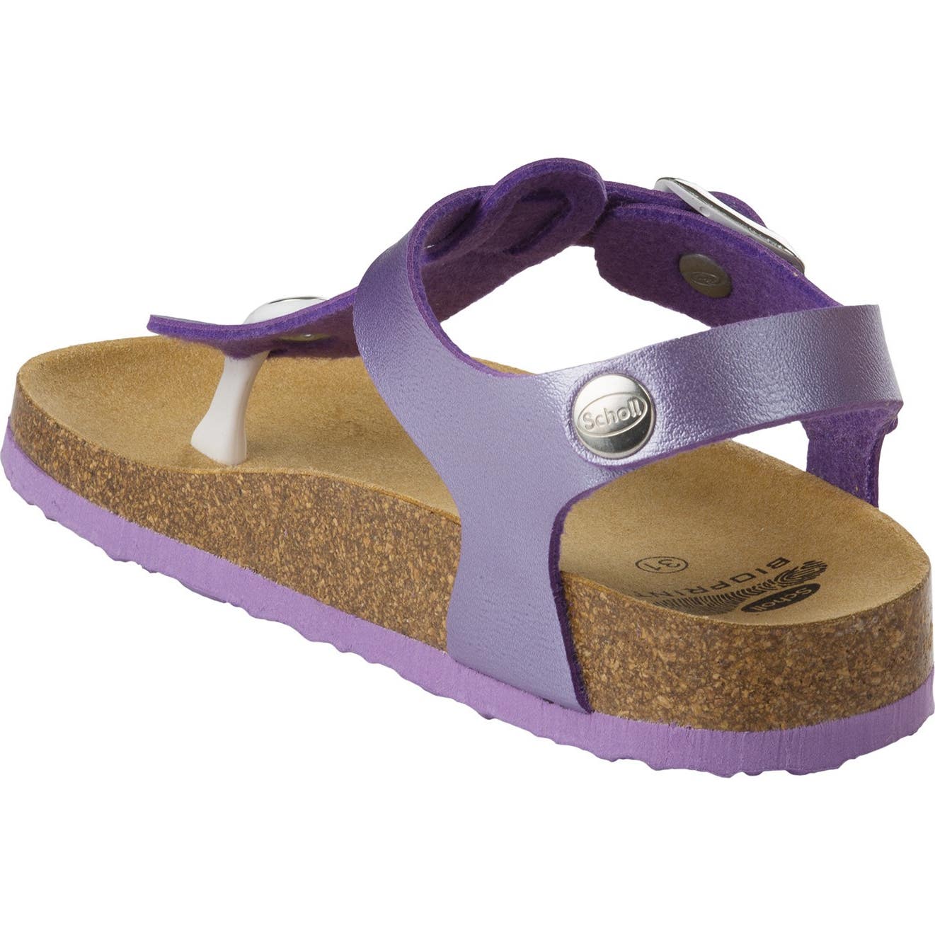 Scholl Sandalia Boa Vista Kid Violeta Talla 33 1 Par