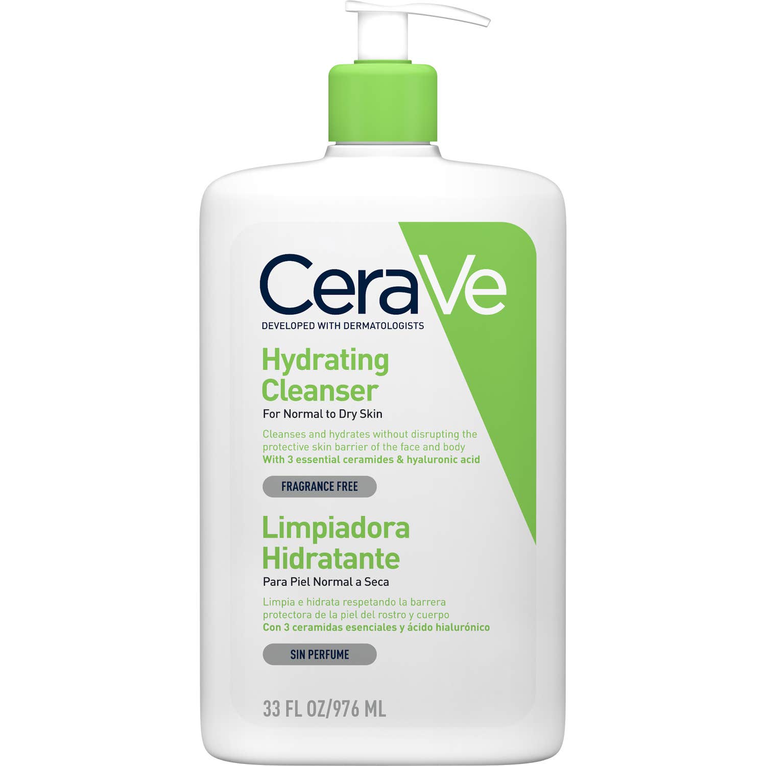 CeraVe Crema Limpiadora Hidratante 1L