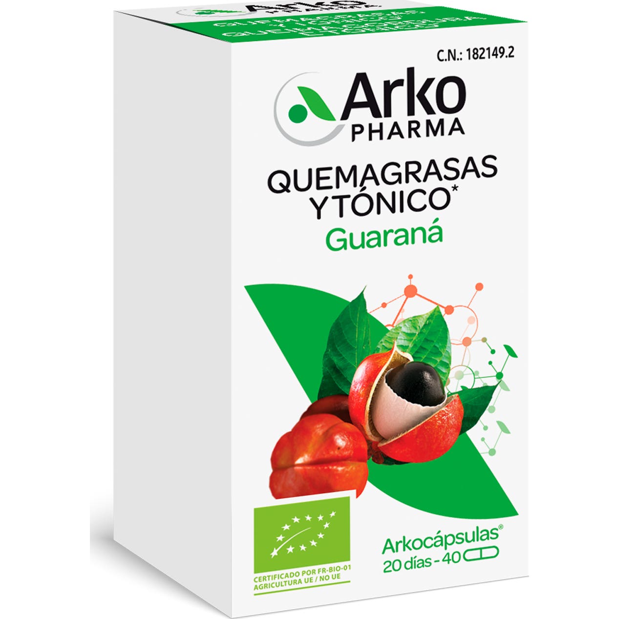 Arkopharma Arkocápsulas Guaraná BIO 40caps