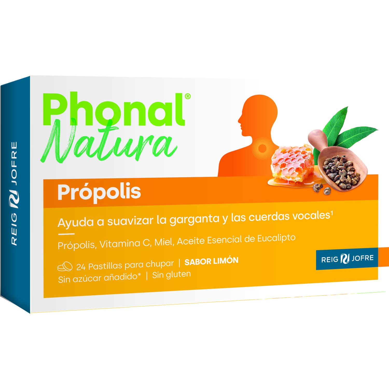 Phonal Natura Própolis Limón 24 pastillas para chupar