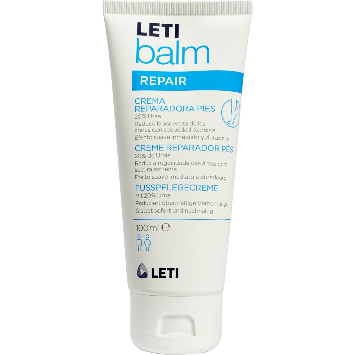 Letibalm Crema Reparadora Pies 100ml