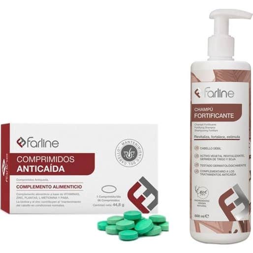Farline Programa Anticaída 56comp + Champú 500ml