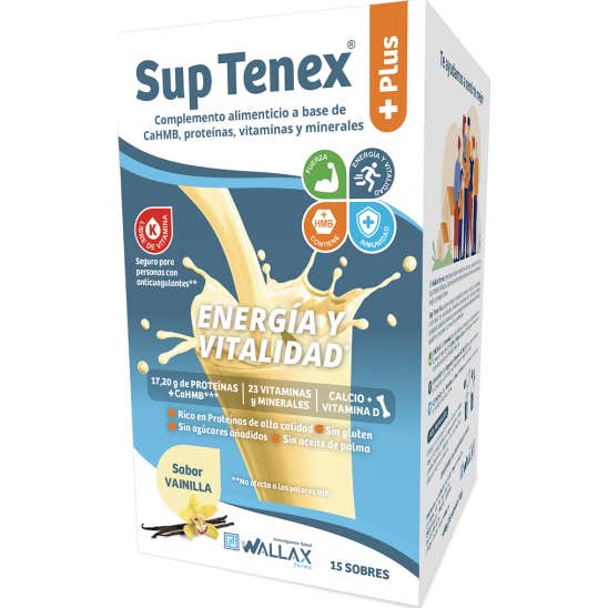 Wallax Sup Tenex Plus Vainilla 15X32g
