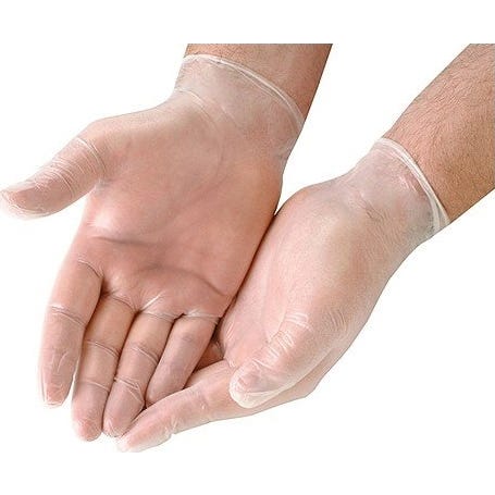 Naturflex Guantes de examen de vinilo sin polvo T M 100 uds
