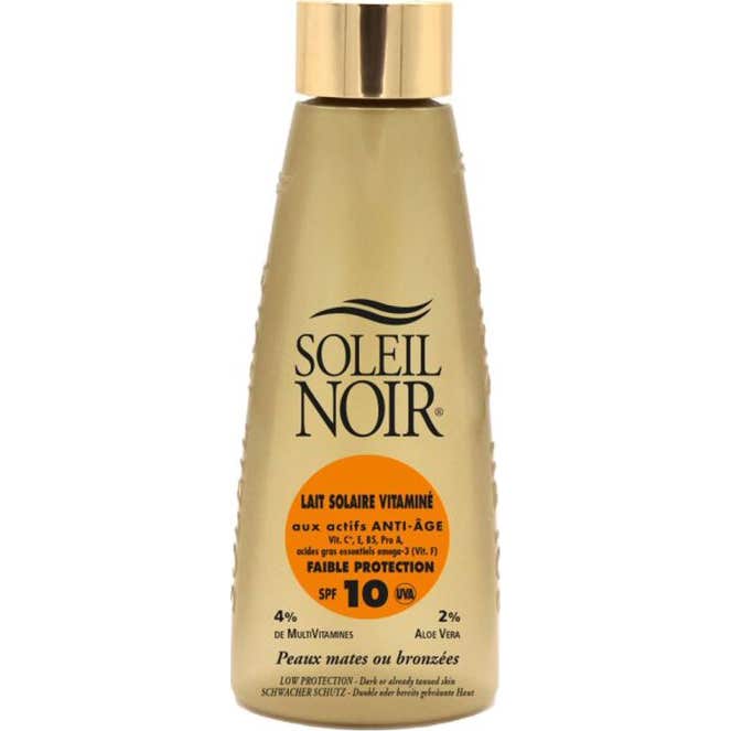 Soleil Noir Leche Solar Vitaminada Protección Baja SPF10 150 ml