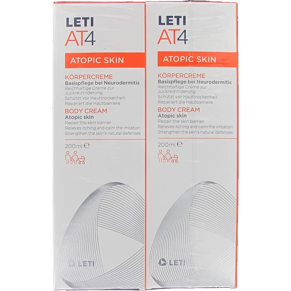 Leti At4 Pack Duplo Crema Corporal 2x200ml