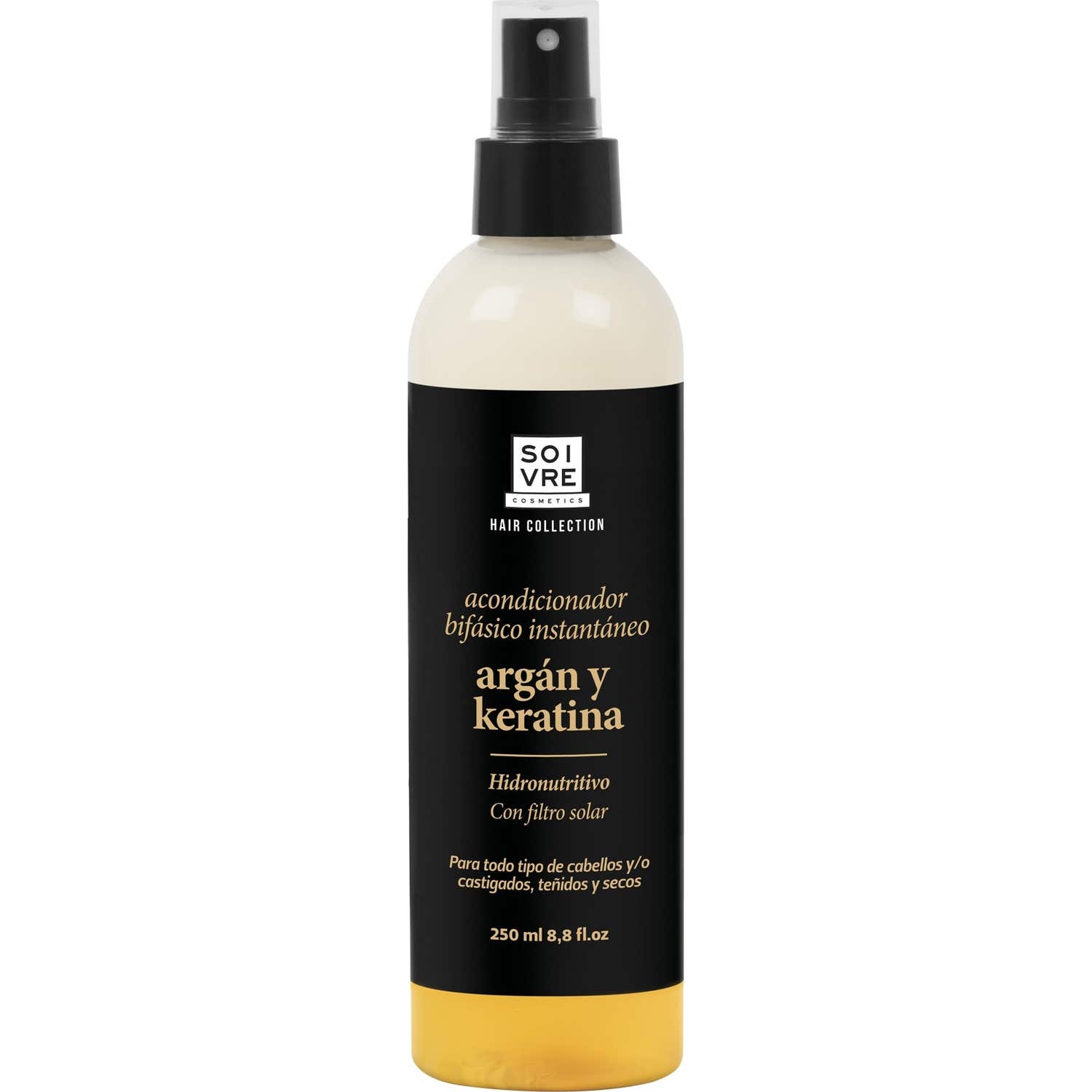 Soivre Bifásico Argán-keratina 250ml