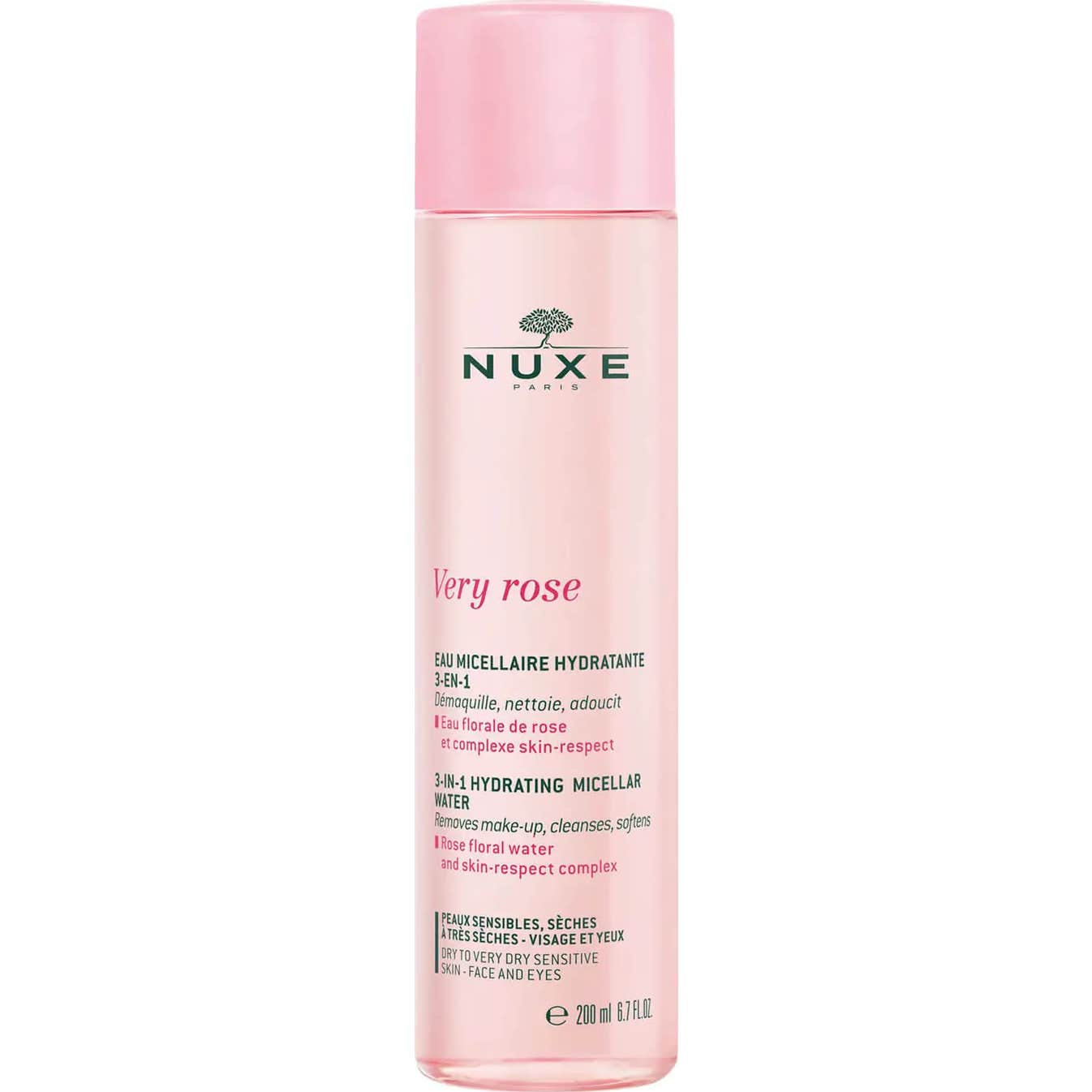 Nuxe Very Rose Agua Micelar Hidratante 3 en 1 200ml