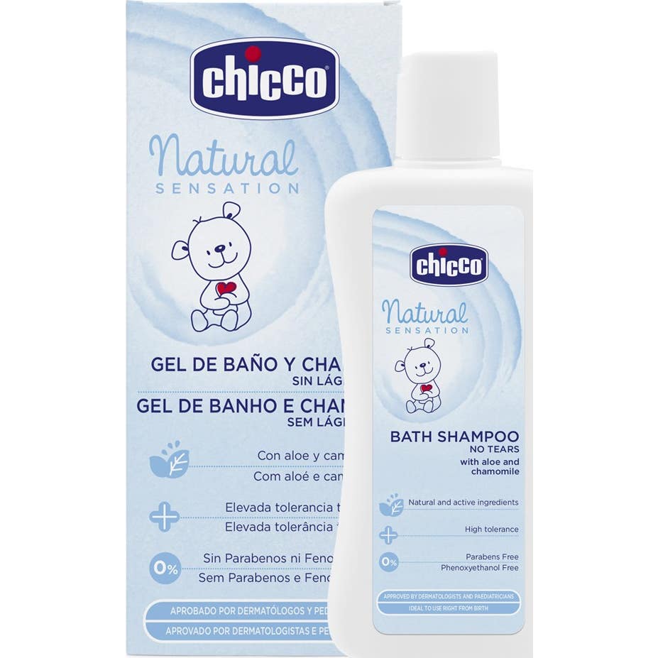 Chicco Natural Sensation Gel de Baño y Champú 200ml
