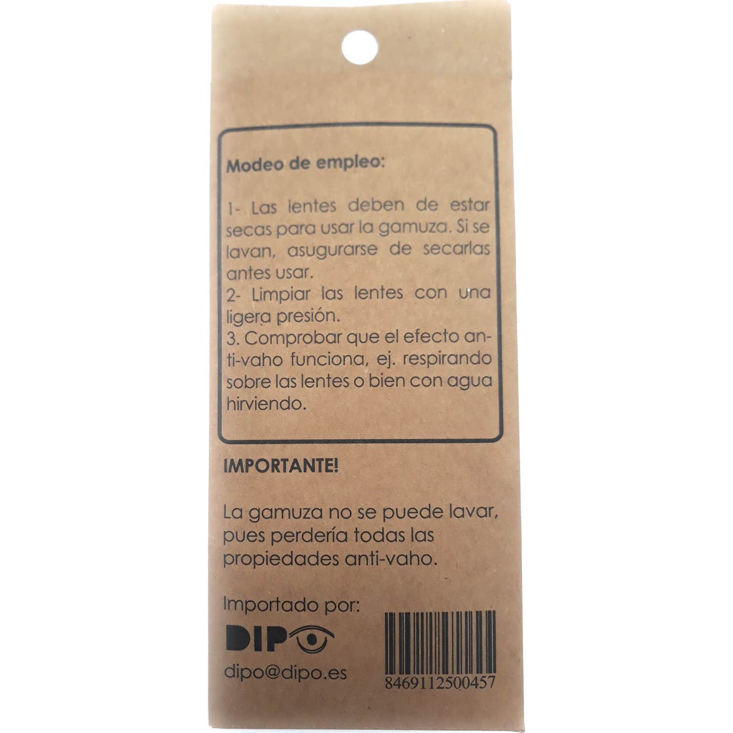 Queveoo Gamuza Anti Vaho Gafas