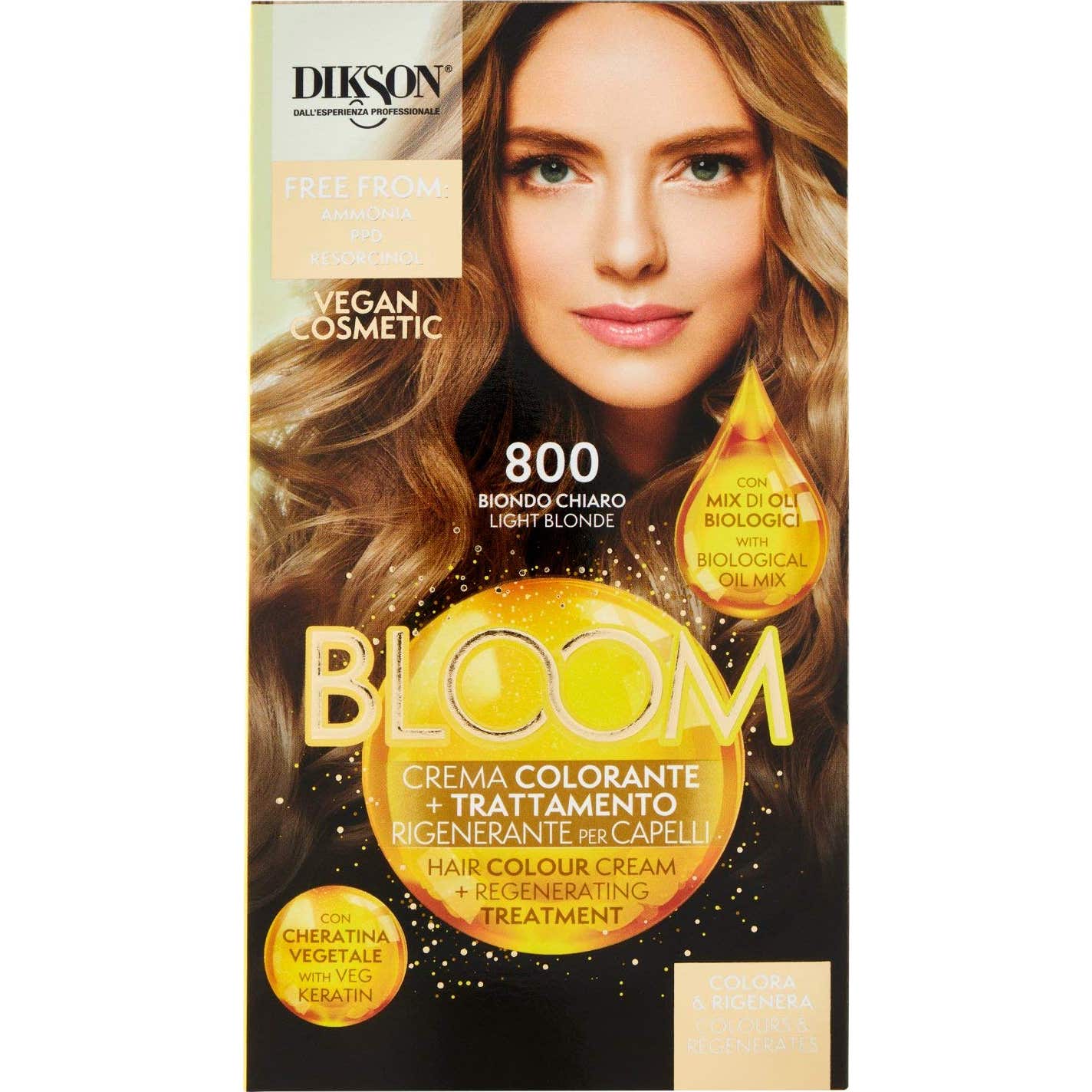 Dikson Bloom Crema 800 Rubio Claro 60ml