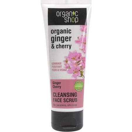Organic Shop Peeling Facial Limpiador Jengibre y Cerezas 75 ml