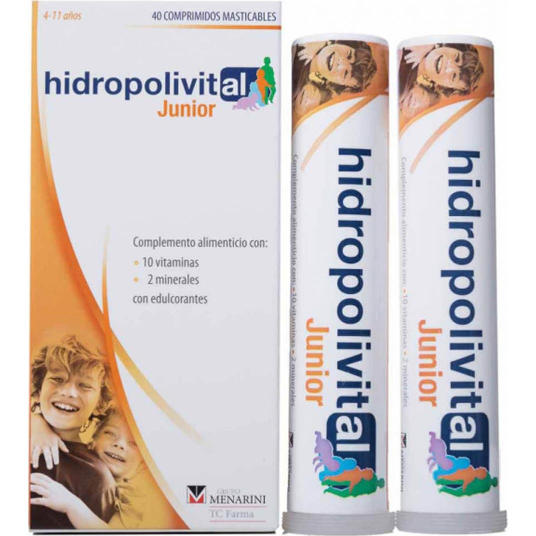 Hidropolivital Junior 40 comprimidos masticables