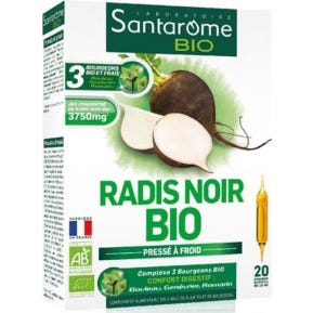 Rábano negro orgánico Santarome Amperio 20