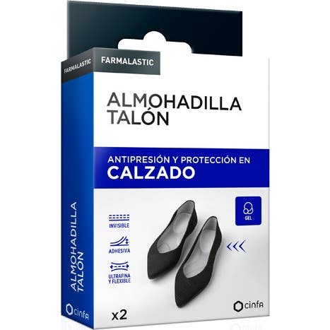 Farmalastic Almohadilla Talón T Única 2 uds