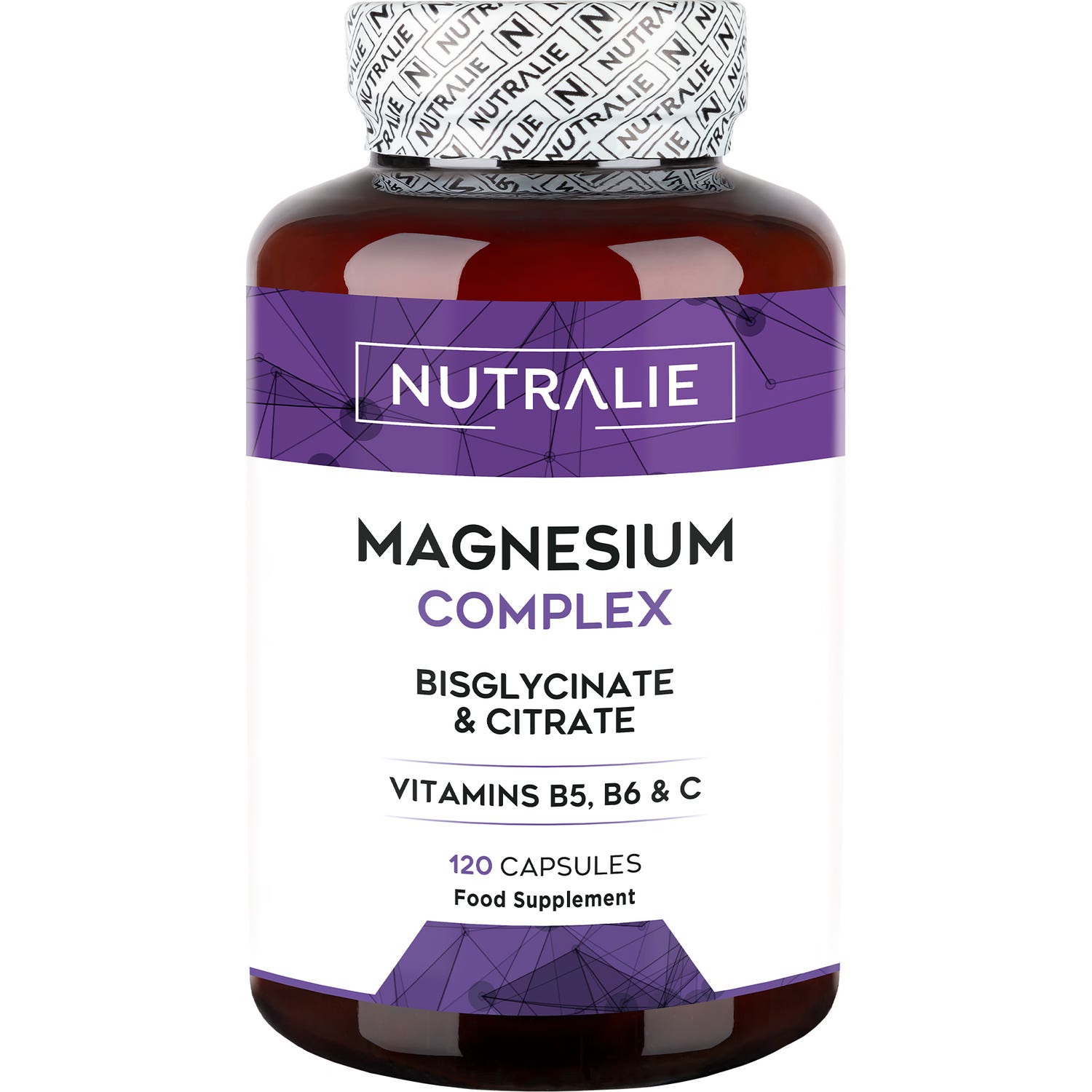 Nutralie Magnesio Complex + Bisglicinato y Citrato 120caps