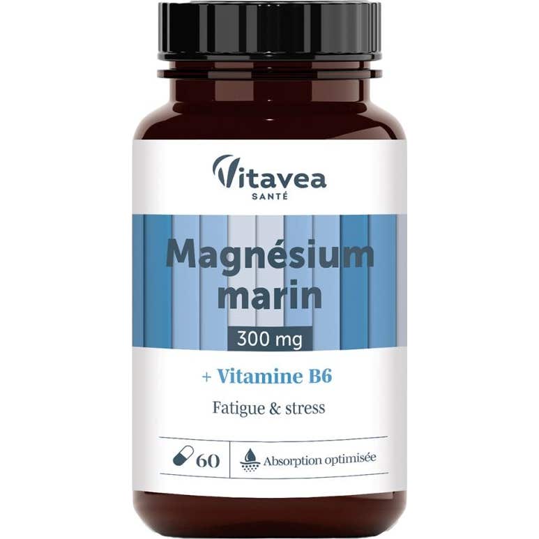 Vitavea Santé Magnesio Marino + Vitamina B6 Fatiga y Estrés 60 comp