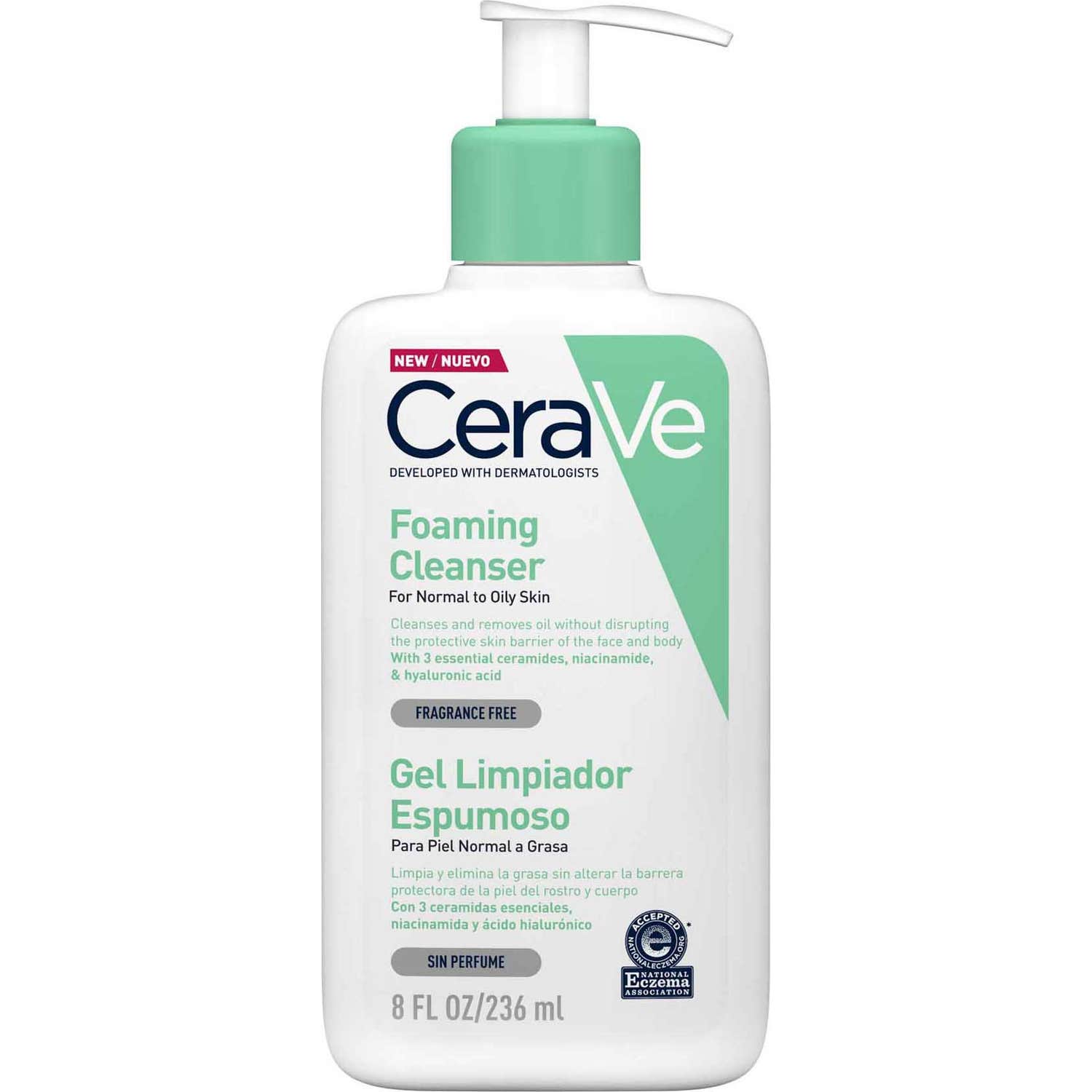 CeraVe Gel Limpiador Espumoso 236ml