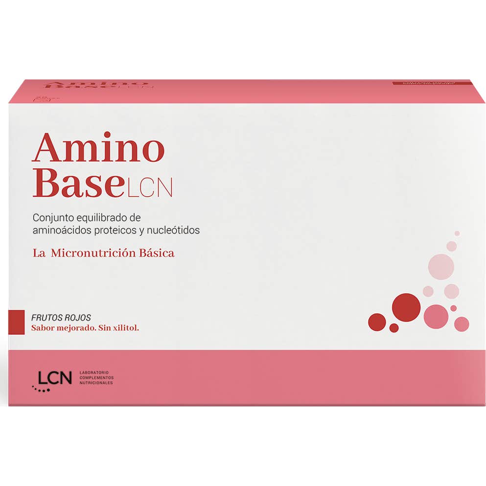 LCN Amino Base Sabor Frutos Rojos 30 sobres