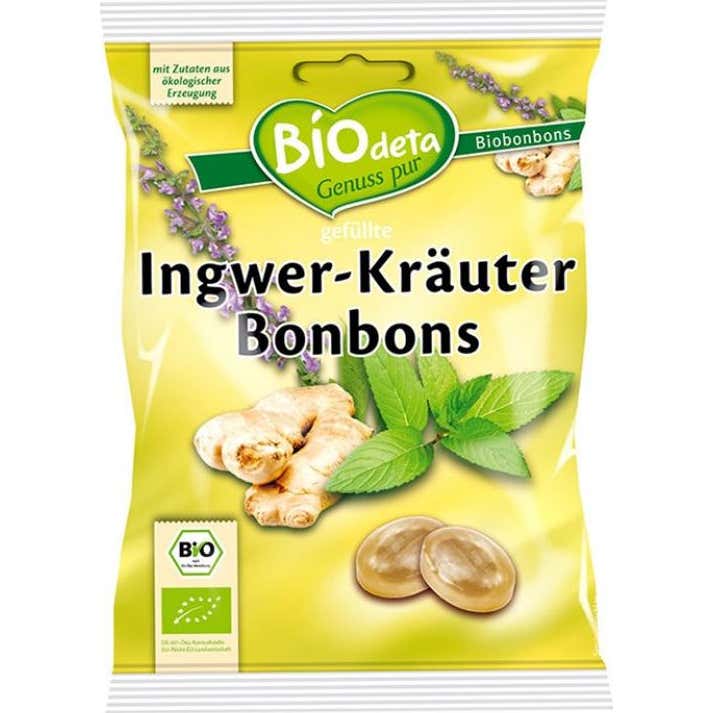Biodeta Caramelo Jengibre Hierbas 75 g