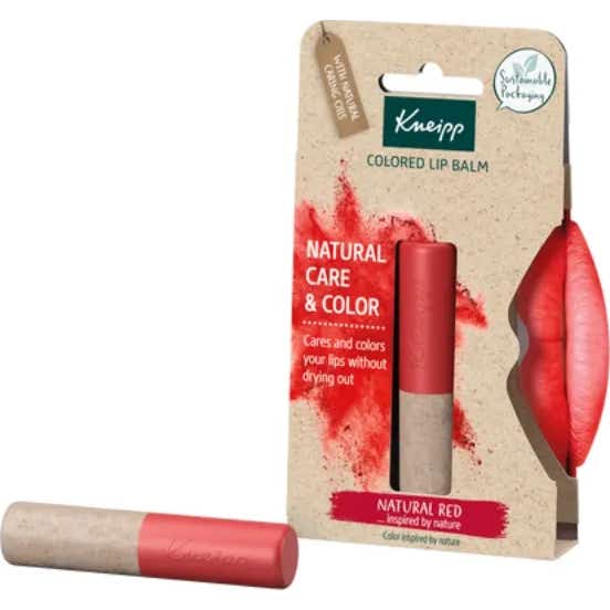 Kneipp Rojo Bálsamo Labial Con Color - Natural 3,5 G - Imagen 3