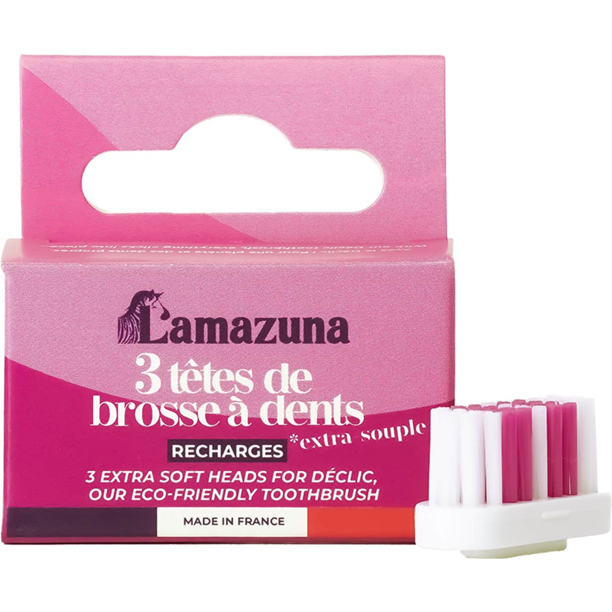 Recambio de cabezal de cepillo dental Lamazuna 3 piezas