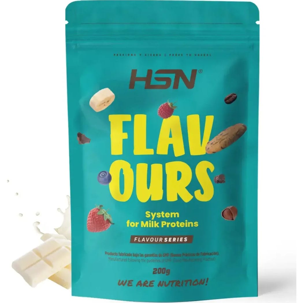 HSN Saborizante en Polvo para Proteínas Lácteas Chocolate Blanco 200g